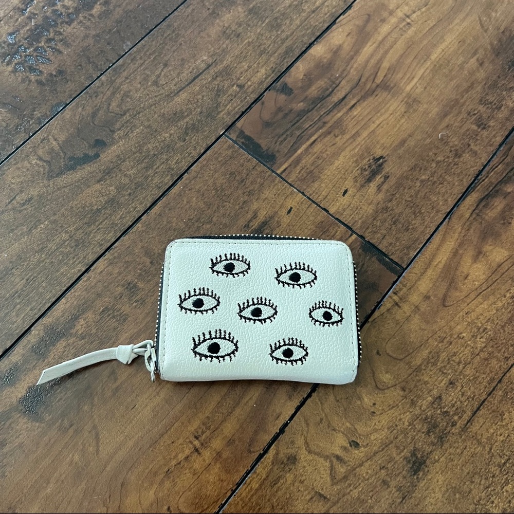 Min & Mon Zip Wallet - Black and White